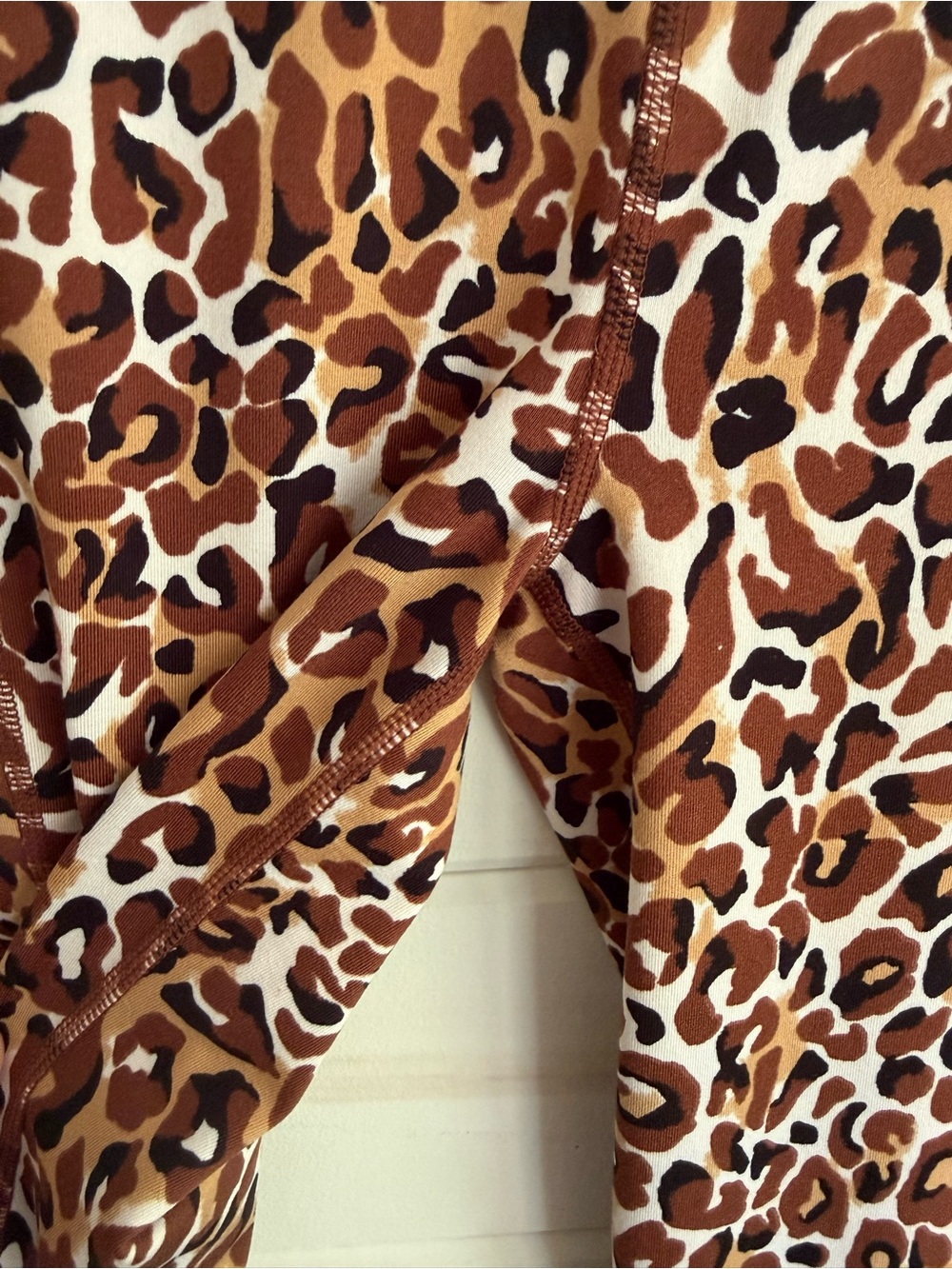 Lilly Pulitzer Brown and Black Leopard Print Leggings - Picture 5 of 5